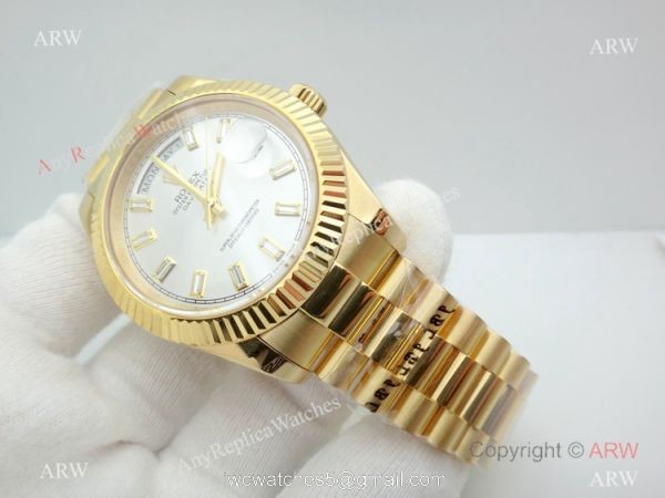 Replica Rolex Presidential Diamond Day-Date 40mm Yellow Gold Watch