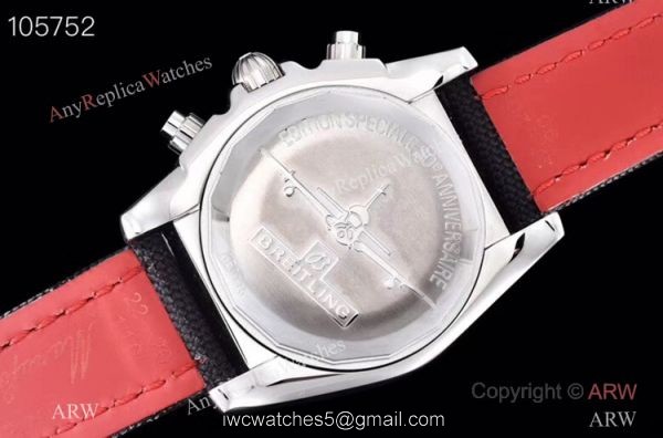 GF Replica Breitling Chronomat Aermacchi Asia 7750 Watch SS Panda Face