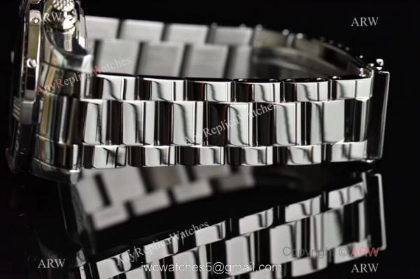 Swiss Grade Replica Breitling Super Avenger II 7750 Watch Stainless Steel Blue Face