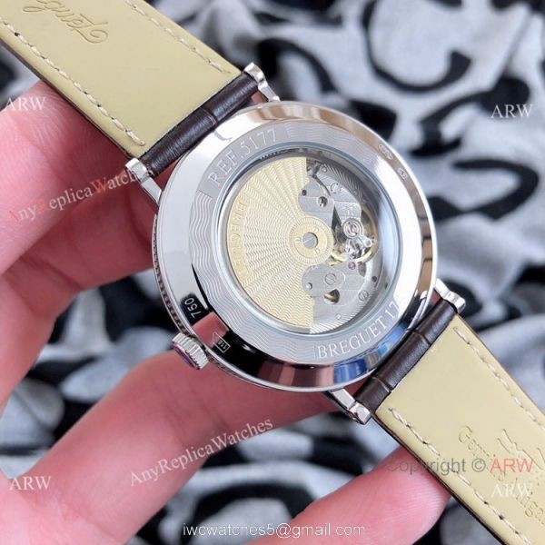 Copy Breguet Classique Automatic Watches Rose Gold Silver Dial