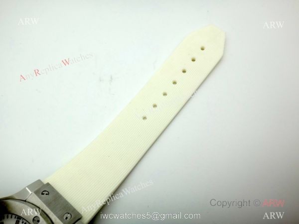 Hublot Big Bang Quartz Replica Watch SS White Dial 38mm
