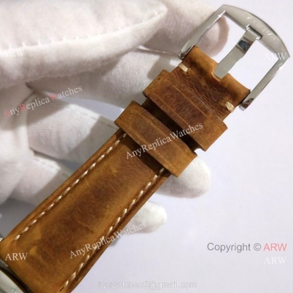 Replica Panerai PAM 904 Luminor DUE Watch SS Gray Face Green Marker