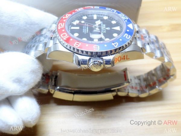 Rolex GMT-Master II Noob Factory 3186 904L Watch Rolex Pepsi Replica 2018