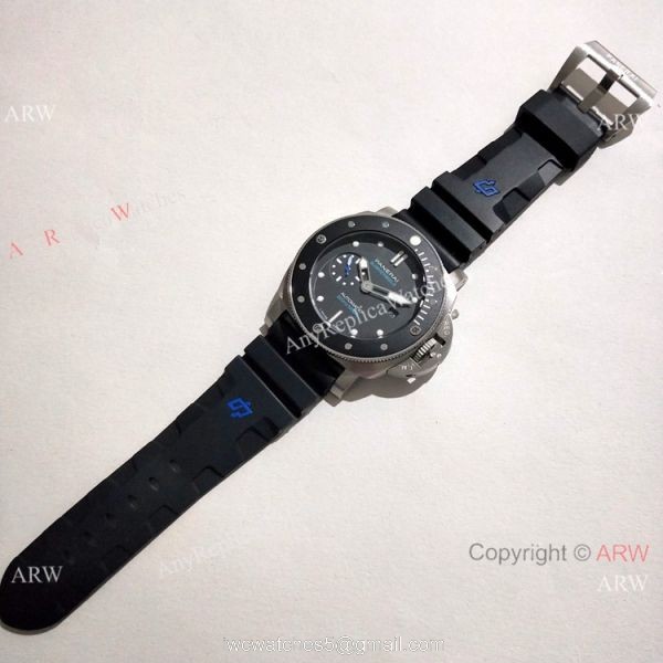 Copy Panerai Luminor Submersible PAM683 Watch Stianless Steel Black Bezel