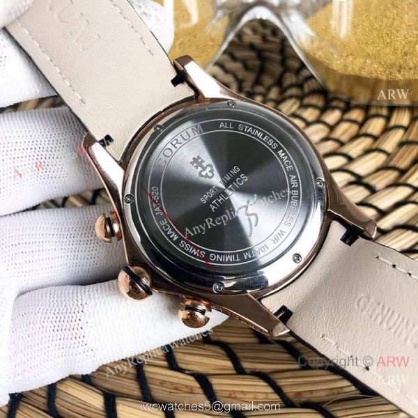Corum Bubble Rose Gold Chronograph Face Watch for Sale Best Replica Corum Watches