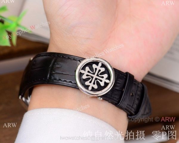 Patek Philippe Geneve Calatrava Blue Dial Watch Best Knock off Watches China