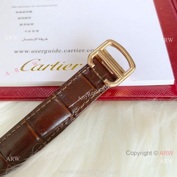 Copy Cartier Ballon Bleu quartz 36mm Watch White CeramicRose Gold Case
