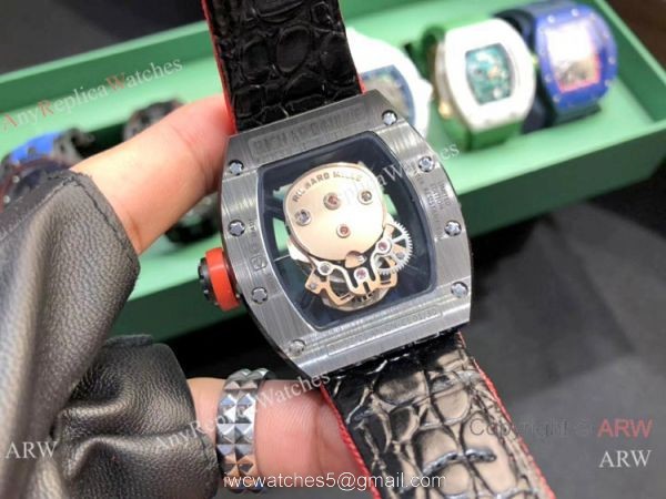 Swiss Quality Richard Mille Skull Replica Watch RM 52-01 Tourbillon for Sale