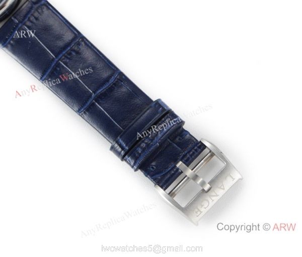 A Lange Sohne Saxonia Thin Swiss 2892 Replica watch New Blue Face