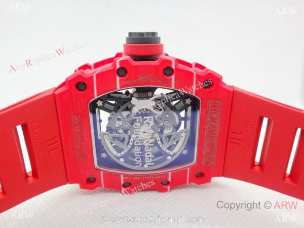 Swiss Grade 1 Richard Mille RM35-02 Rafael Nadal Watches Rubber Strap