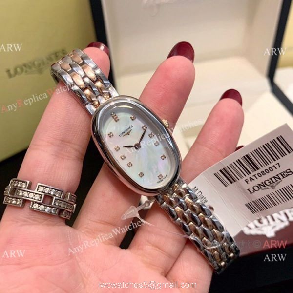 Replica Longines Equestrian Ladies Watch 2-Tone Rose Gold