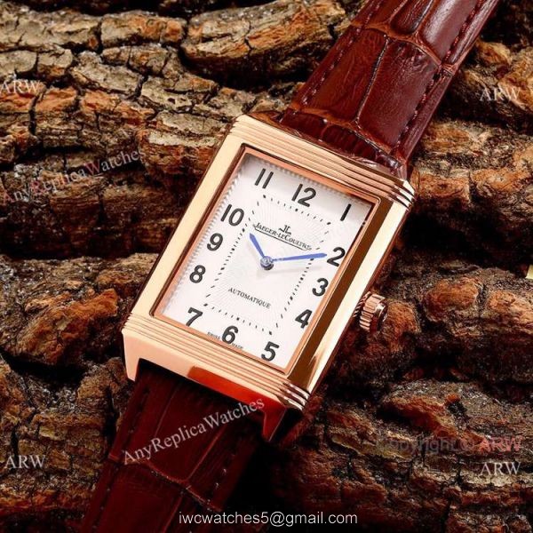 New Copy Jaeger-LeCoultre Reverso Classic 46mm Watch Stainless Steel Black Face