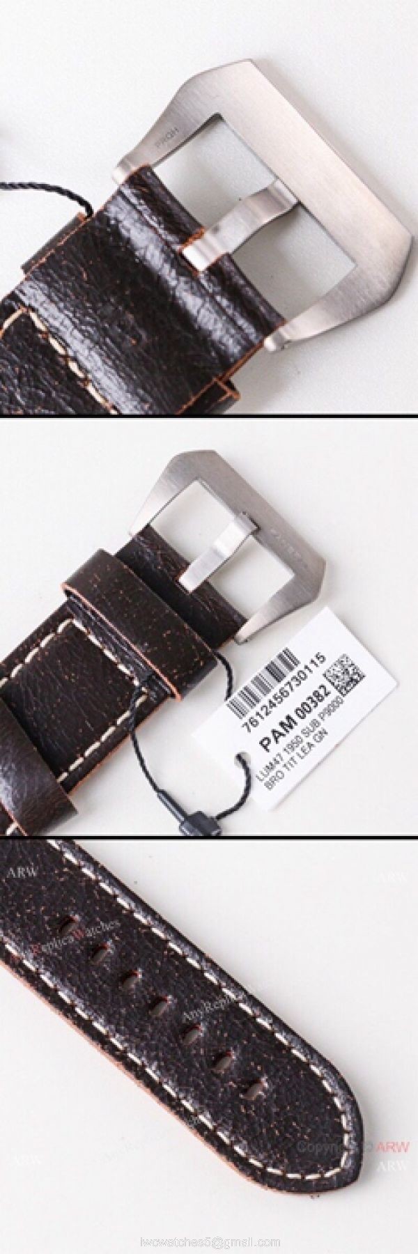 (VS) 1-1 Swiss Copy Panerai Luminor Submersible P9000 Bronzo Watch Pam382