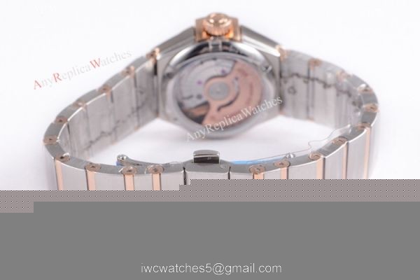 Omega Constellation 2-Tone Rose Gold 8521 Watch Super Clone