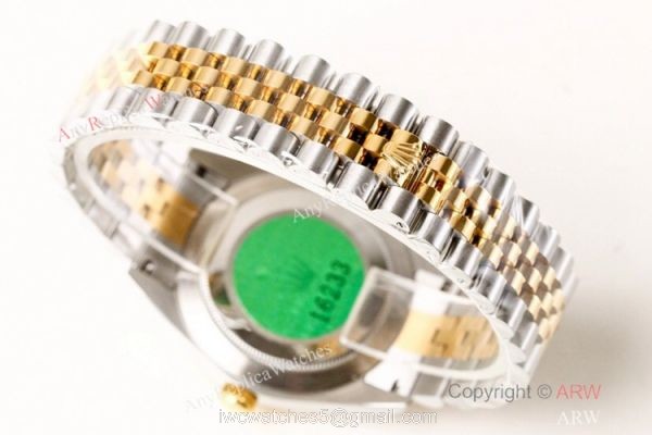 N9 Factory Copy Rolex Datejust Jubilee Gold Micro Face 39mm Watch ETA2836