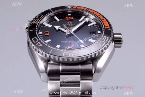 (VSF)Omega Seamaster Super Clone Planet Ocean 600M Watch Black and Orange Ceramic Bezel