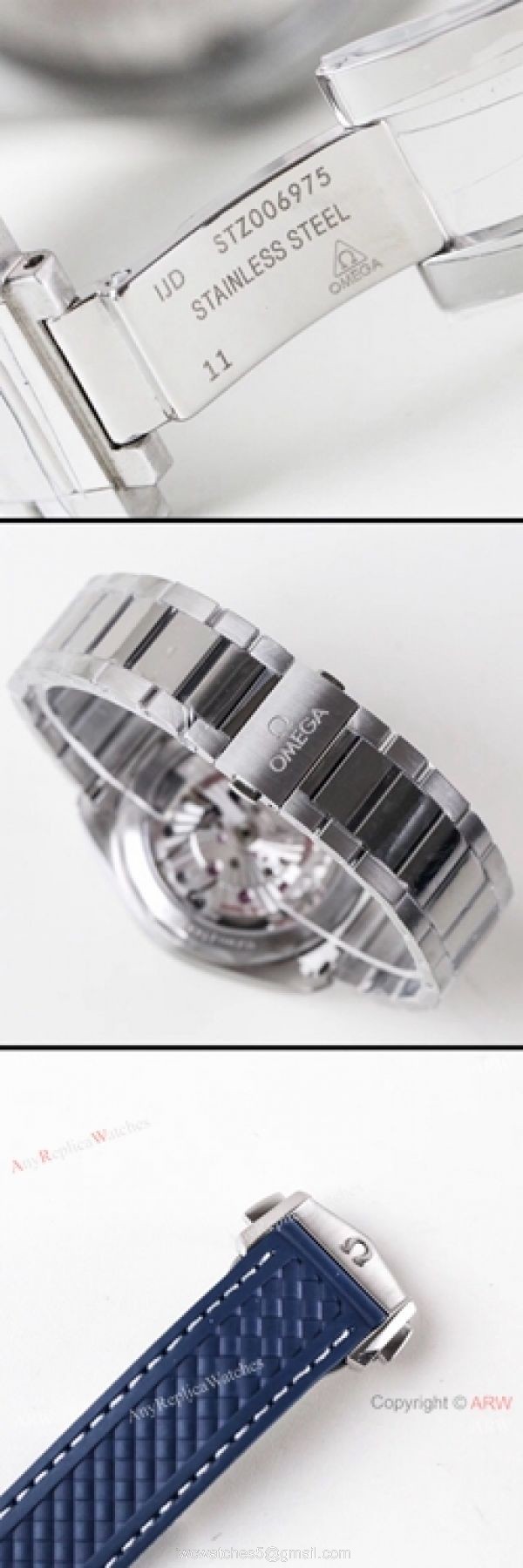 Swiss Grade 1 Omega Seamaster Aqua Terra Master 150m SS Gray Dial VSF 8900 Watch