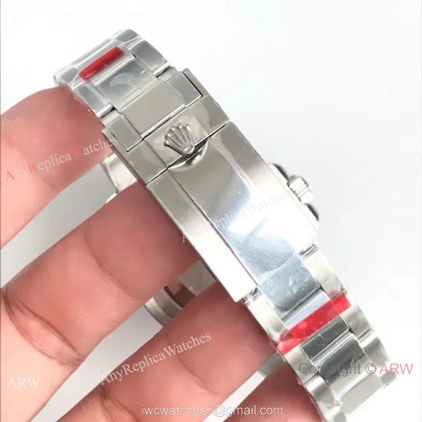 (EW) Swiss Copy Rolex GMT Master II 116710LN Watch Stainless Steel Black Ceramic 40mm