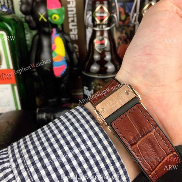 AAA Copy Hublot Classic Fusion 43mm Rose Gold Grey Face Watches