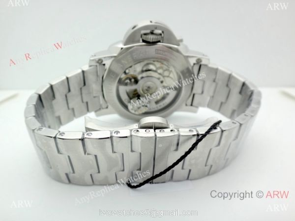 Copy Panerai PAM 674 Luminor Watch Stainless Steel Brown Marker