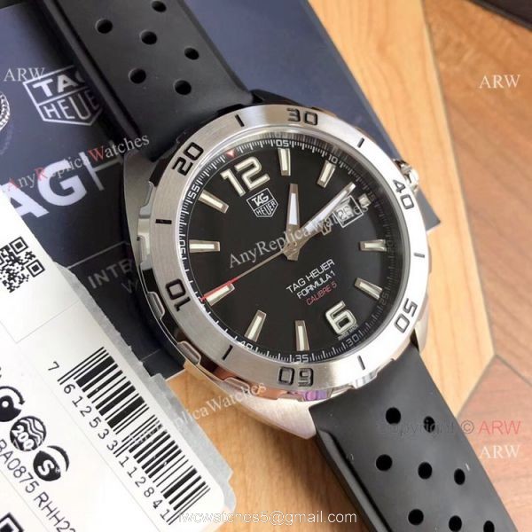 Swiss Grade Replica Tag Heuer F1 Calibre 5 Black Dial Watch 2019 New