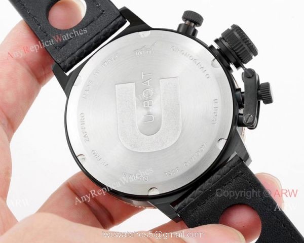 New Style U-Boat Flightdeck Chronograph Replica Watch White Markers