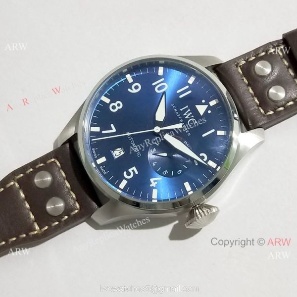 Copy IWC Big Pilots Le Petit Prince Midnight Blue Dial Watch IW500916