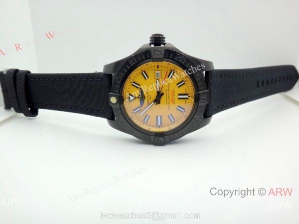 New Replica Breitling Avenger II Seawolf Yellow Dial Watch