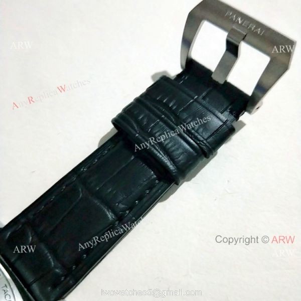 Panerai Luminor Daylight Automatic Watch SS Black Dial