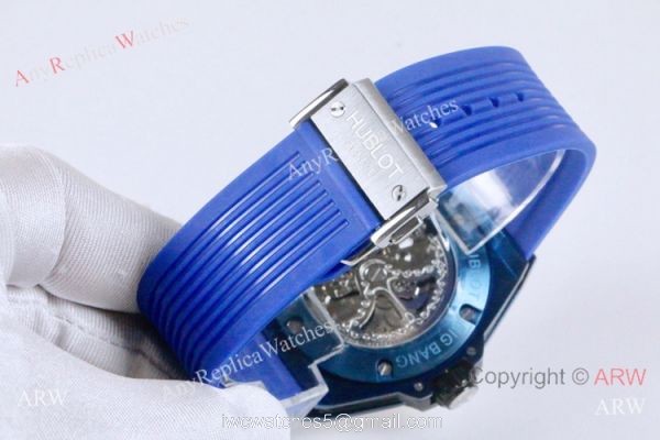 Best Imitation Watches From China New Hublot Big Bang Blue Skeleton Watch