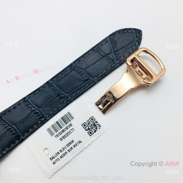 (GB) Swiss Replica Cartier Santos de Watch Two Tone Rose Gold White Dial