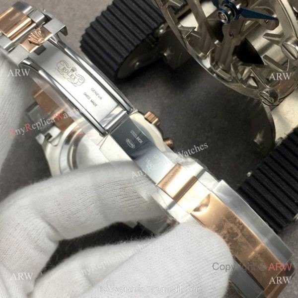 N9 Factory Swiss 7750 Rolex Yacht-Master II Watch 2-Tone Rose Gold