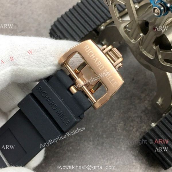 Swiss Richard Mille RM 052 Skull Rose Gold Watch Best Replica Watches China Dealer