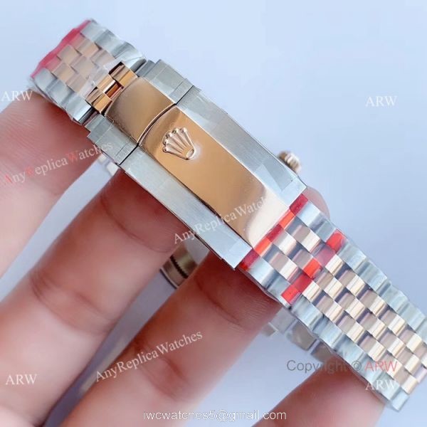 EW factory SWISS 3235 2 Tone Rose Gold Rolex Datejust 36mm Watch