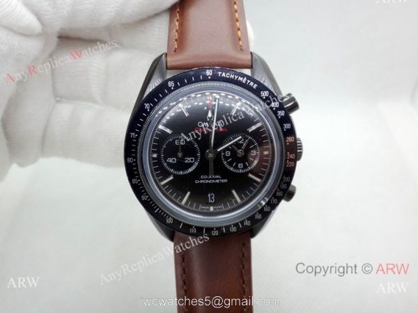Japan Grade Omega Speedmaster Chrono PVD Case Watch / High Quality Replica Watches China