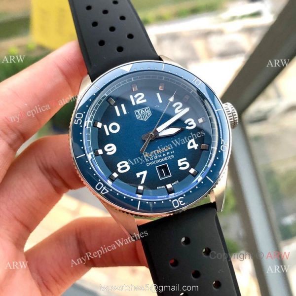 Buy Copy TAG Heuer Autavia Isograph Blue Ceramic Watches 42 mm