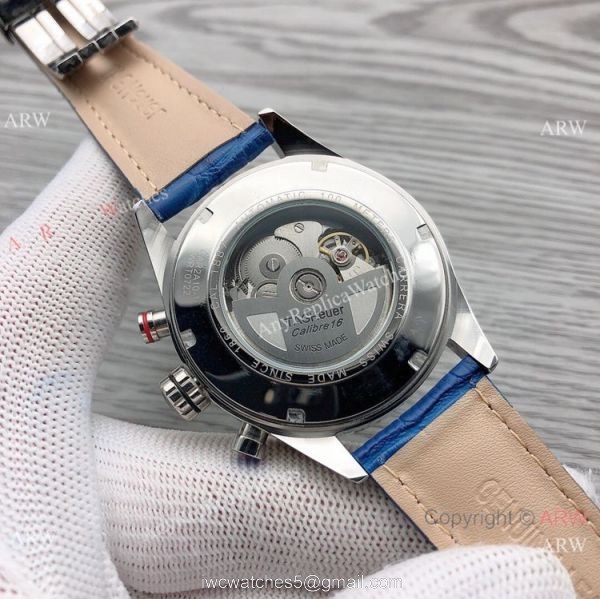 Clone TAG Heuer Carrera Calibre 16 Automatic Watch Blue Dial