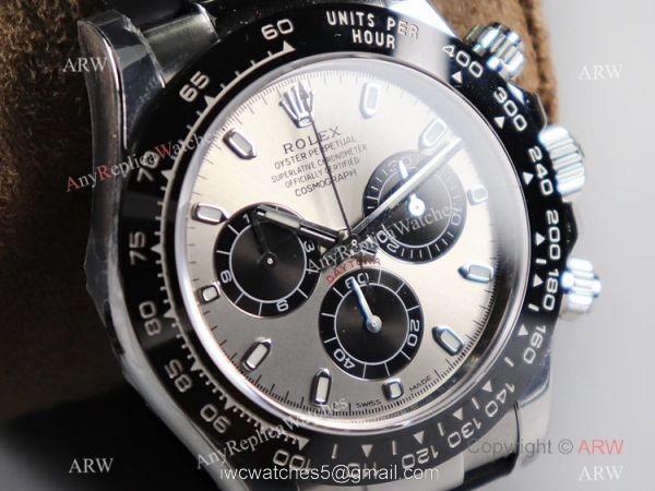 Noob V3 Rolex Daytona Oysterflex Strap Gray Dial Watch Super Clone