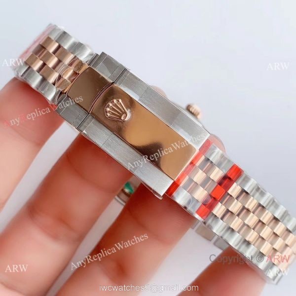 EW Factory Rolex Datejust 2-Tone Rose Gold Jubilee Watch 36mm