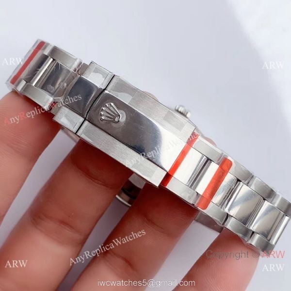 Swiss Copy Rolex Datejust 36mm SS Grey Dial Watch Rolex EW Factory 3235 316L Steel