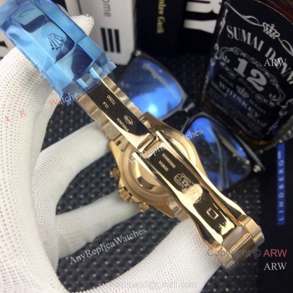AAA Replica Rolex Daytona 40mm Watches Rose Gold Black Ceramic