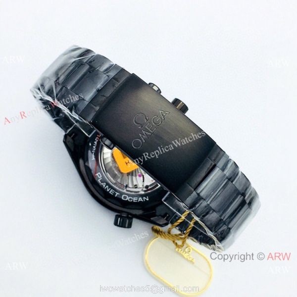 Swiss Grade 1 Omega Planet Ocean Deep Black 8906 Red Inner Watch OE Factory