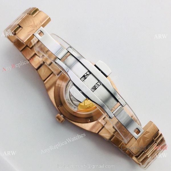 GB Factory Vacheron Constantin Overseas Perpetual Calendar Cal 1120QP Watch Rose Gold Blue Dial