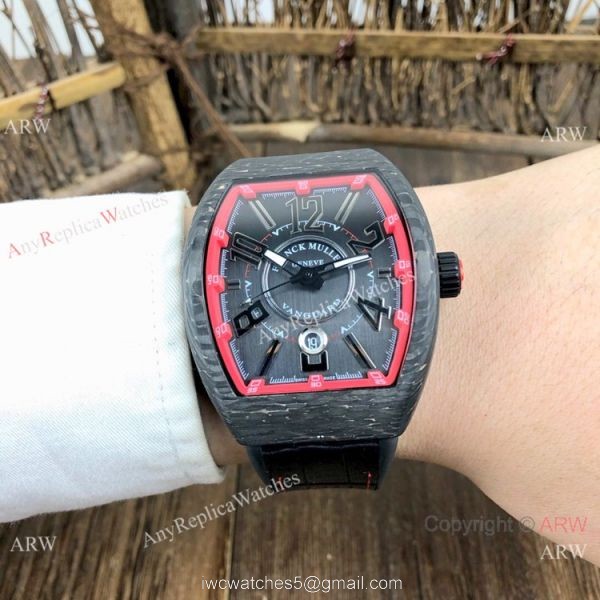 Swiss Quality Replica Franck Muller Vanguard Carbon Krypton Men Watches