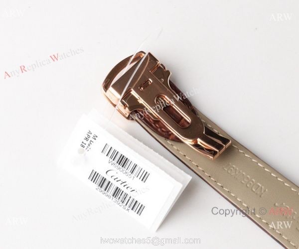 V6 Factory V4 Ballon Bleu De Cartier Replica Watch Rose Gold 42mm