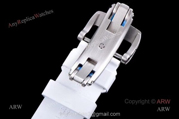 KV Factory Swiss Richard Mille Bubba Watson Watch RM055 White Ceramic Mens Watch