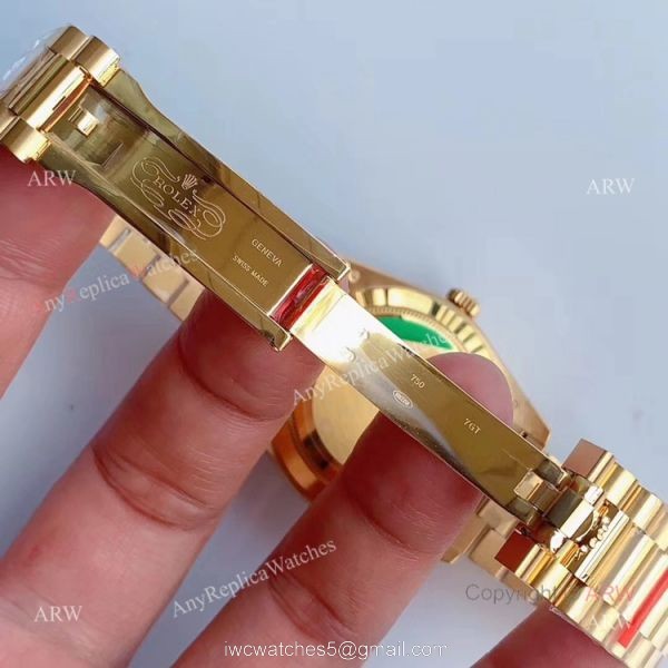 Noob Factory V3 Replica Rolex Presidential 41mm Yellow Gold Day Date ii Watch