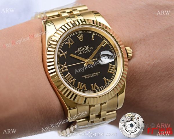 NEW UPGRADED Rolex Datejust 2 Yellow Gold Jubilee Watch AAA Replica