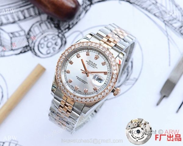New Upgraded Rolex Oyster Perpetual Datejust II Watches 2-T Rose Gold Case