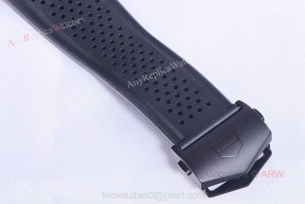 1:1 Best Copy Tag Heuer Carrera 01 All Black Ceramic Watch 43mm